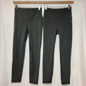 Lot of 2 X Athletic Works Legging in Gray Size Small